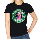 Courage Coffee - Womens T-Shirts RIPT Apparel Small / Black
