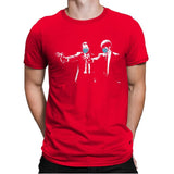 Covid Fiction Spray - Best Seller - Mens Premium T-Shirts RIPT Apparel Small / Red