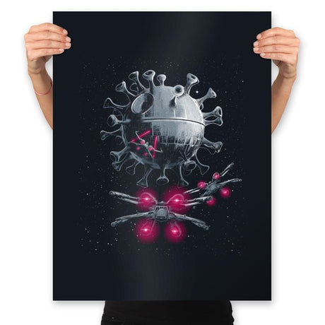 Covid Wars - Prints Posters RIPT Apparel 18x24 / Black