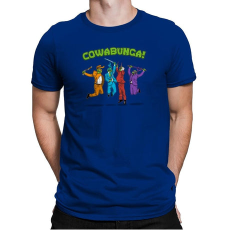 Cowabunga! Exclusive - Mens Premium T-Shirts RIPT Apparel Small / Royal