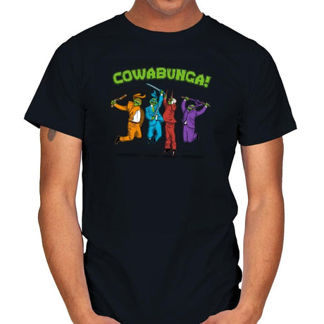 Cowabunga! Exclusive - Mens T-Shirts RIPT Apparel Small / Black