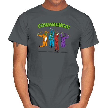 Cowabunga! Exclusive - Mens T-Shirts RIPT Apparel Small / Charcoal