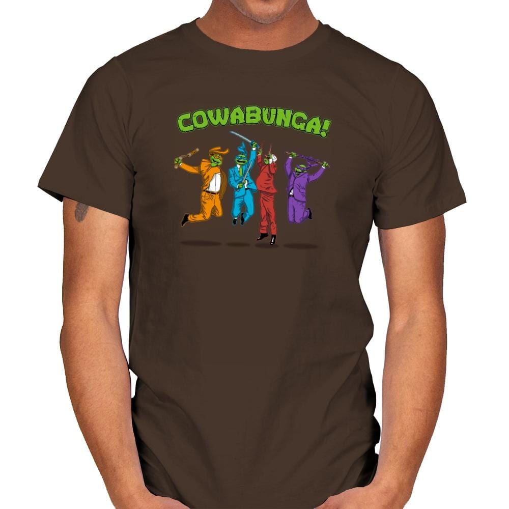 Cowabunga! Exclusive - Mens T-Shirts RIPT Apparel Small / Dark Chocolate