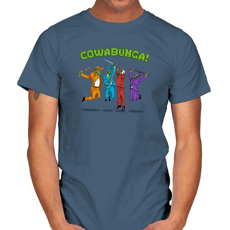 Cowabunga! Exclusive - Mens T-Shirts RIPT Apparel Small / Indigo Blue