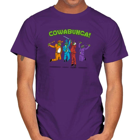 Cowabunga! Exclusive - Mens T-Shirts RIPT Apparel Small / Purple