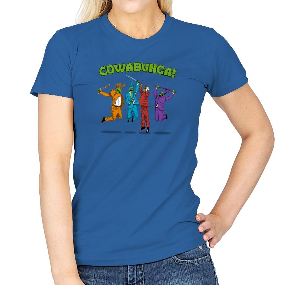 Cowabunga! Exclusive - Womens T-Shirts RIPT Apparel Small / Royal