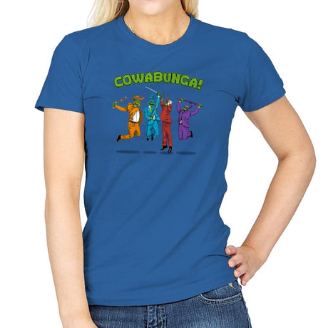 Cowabunga! Exclusive - Womens T-Shirts RIPT Apparel Small / Royal