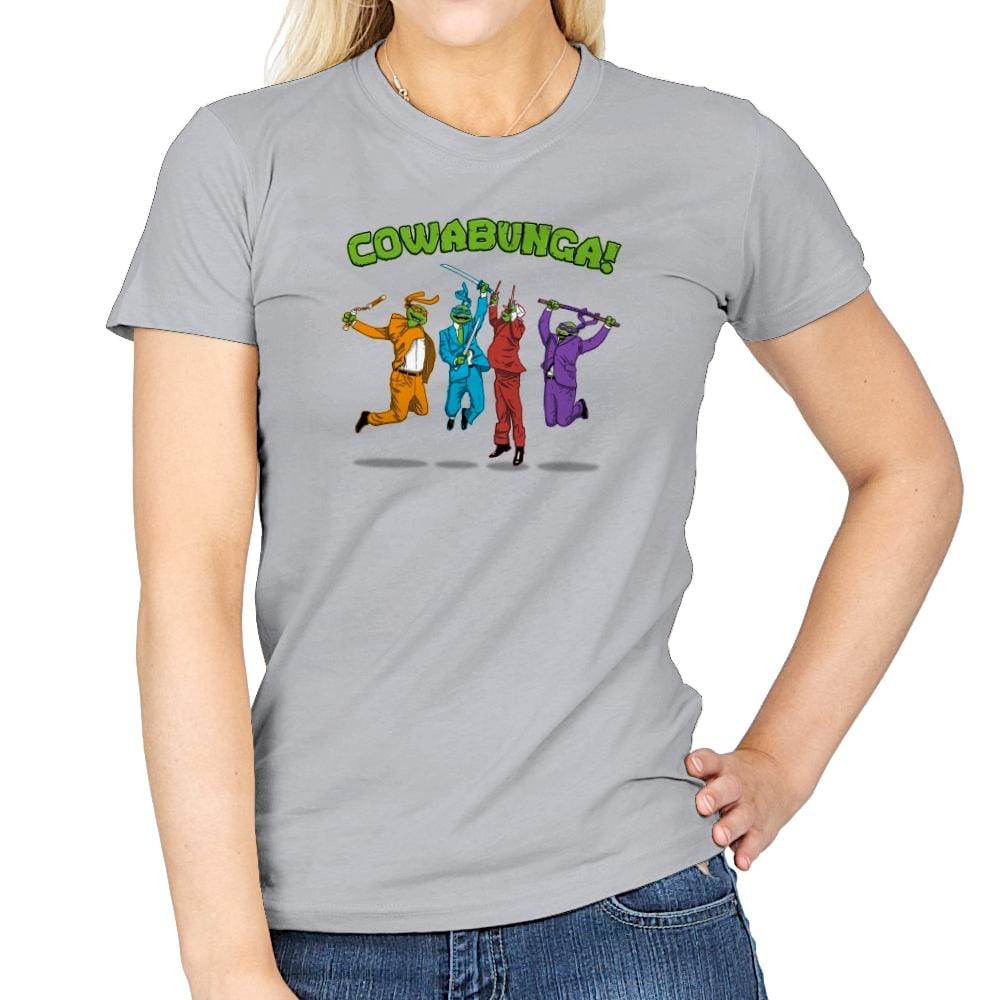 Cowabunga! Exclusive - Womens T-Shirts RIPT Apparel Small / Sport Grey