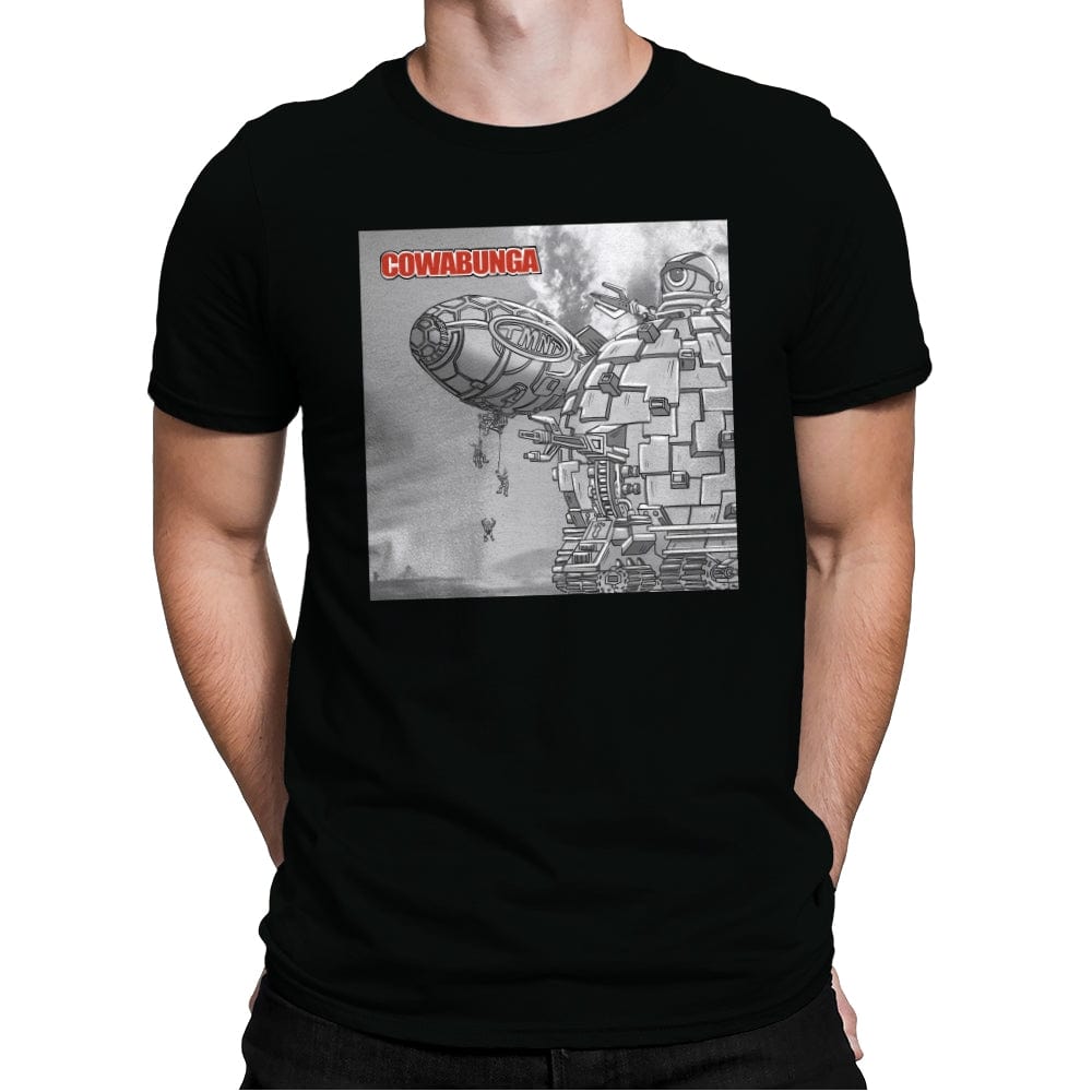 Cowabunga - Mens Premium T-Shirts RIPT Apparel Small / Black