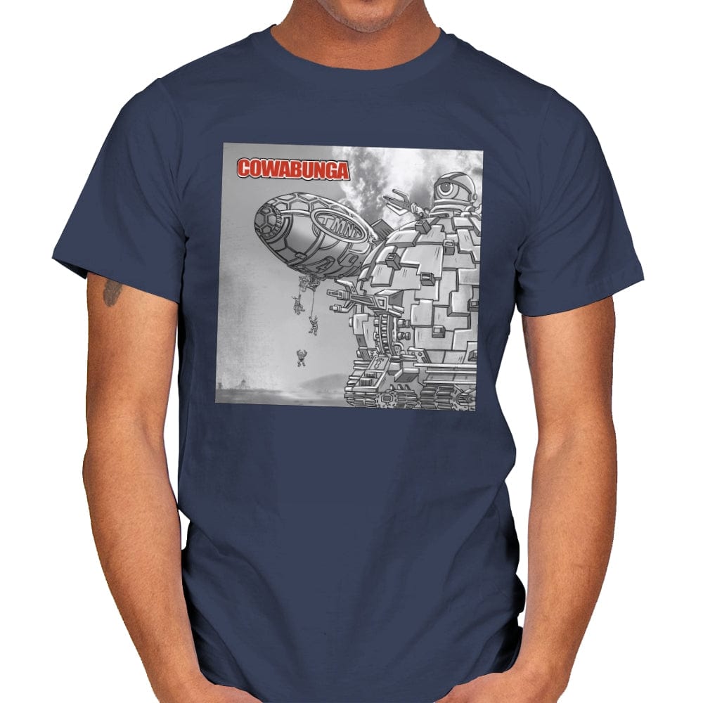 Cowabunga - Mens T-Shirts RIPT Apparel Small / Navy