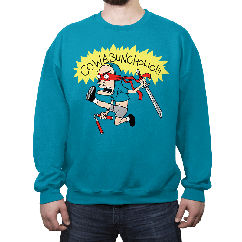 COWABUNGHOLIO! - Crew Neck Crew Neck RIPT Apparel