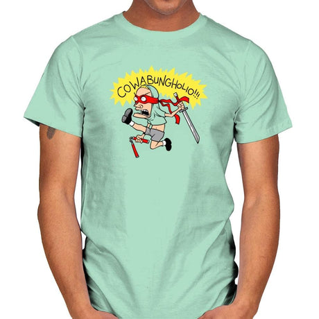 Cowabungholio Exclusive - Mens T-Shirts RIPT Apparel Small / Mint Green