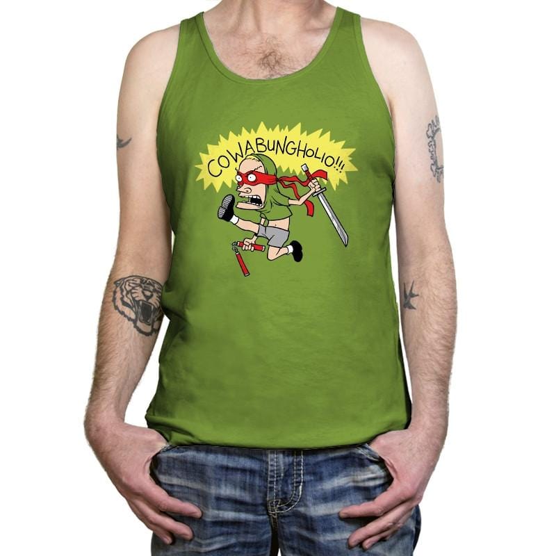 Cowabungholio Exclusive - Tanktop Tanktop RIPT Apparel X-Small / Leaf