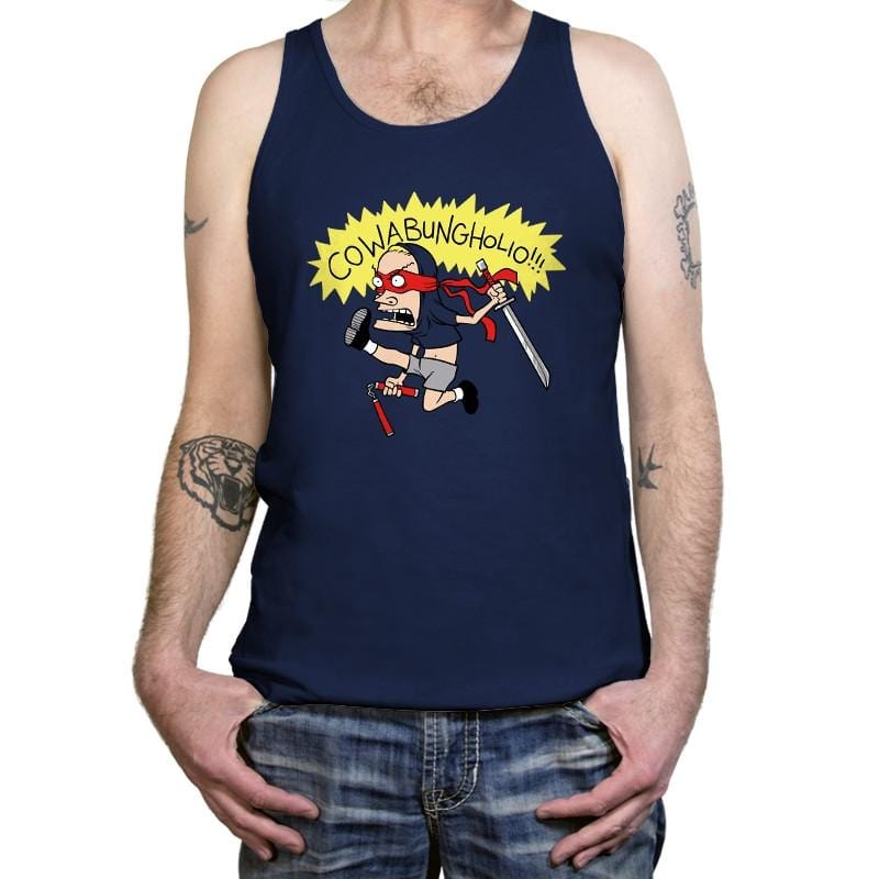 Cowabungholio Exclusive - Tanktop Tanktop RIPT Apparel X-Small / Navy