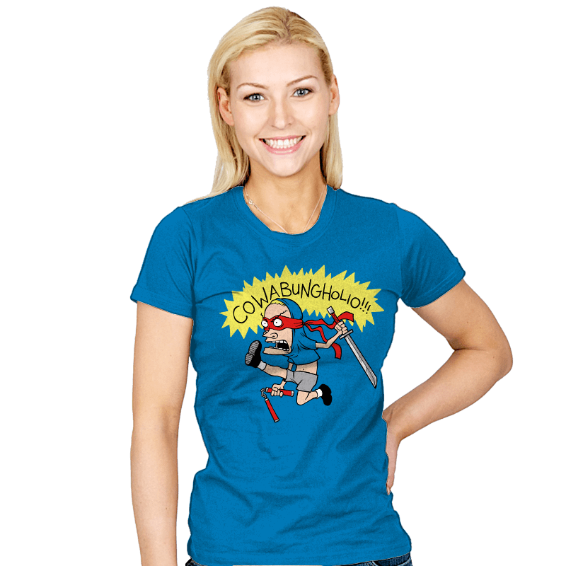 COWABUNGHOLIO! - Womens T-Shirts RIPT Apparel