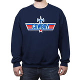 Cowboy Gun - Crew Neck Sweatshirt Crew Neck Sweatshirt RIPT Apparel