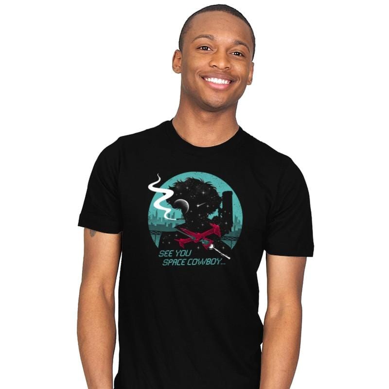 Cowboy in Space - Mens T-Shirts RIPT Apparel