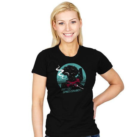 Cowboy in Space - Womens T-Shirts RIPT Apparel