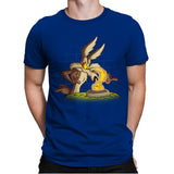 Coyote Jones - Mens Premium T-Shirts RIPT Apparel Small / Royal