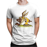 Coyote Jones - Mens Premium T-Shirts RIPT Apparel Small / White