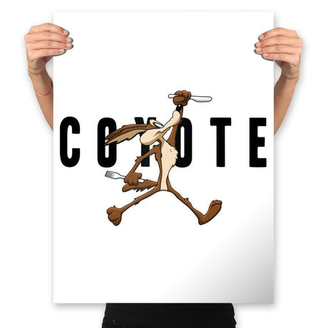 Coyote - Prints Posters RIPT Apparel 18x24 / White