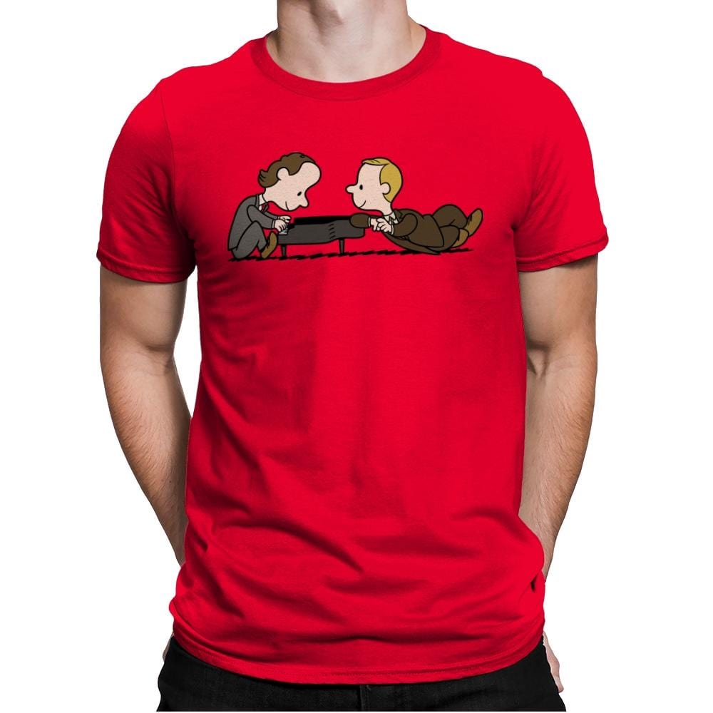 Crane Brothers - Mens Premium T-Shirts RIPT Apparel Small / Red