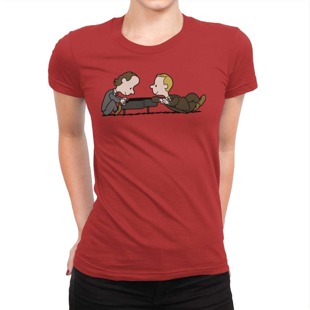 Crane Brothers - Womens Premium T-Shirts RIPT Apparel Small / Red