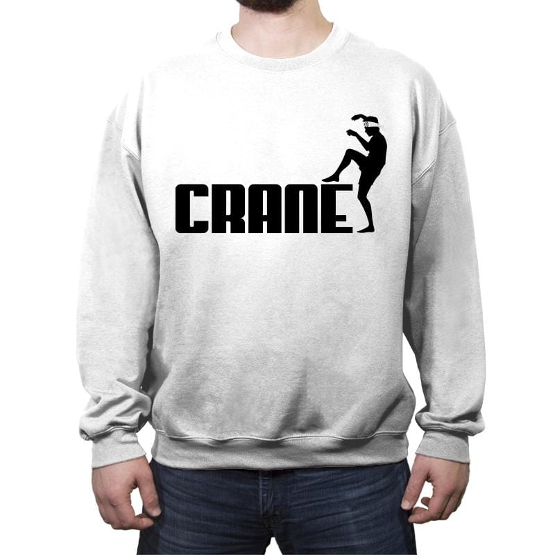 Crane - Crew Neck Sweatshirt Crew Neck Sweatshirt RIPT Apparel Small / White