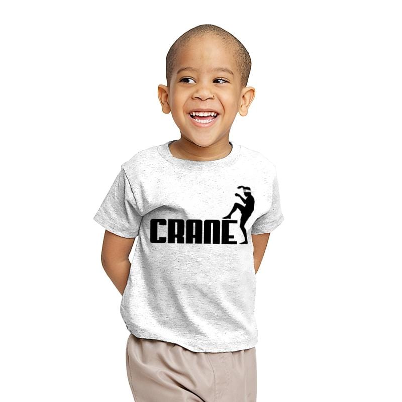 Crane - Youth T-Shirts RIPT Apparel X-small / White