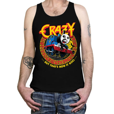 Crazy Train - Anytime - Tanktop Tanktop RIPT Apparel X-Small / Black