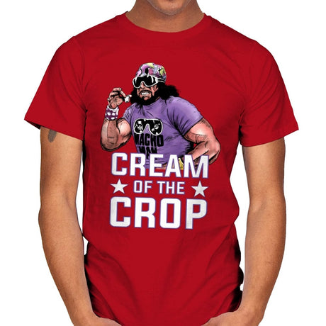 Cream of the Crop - Best Seller - Mens T-Shirts RIPT Apparel Small / Red