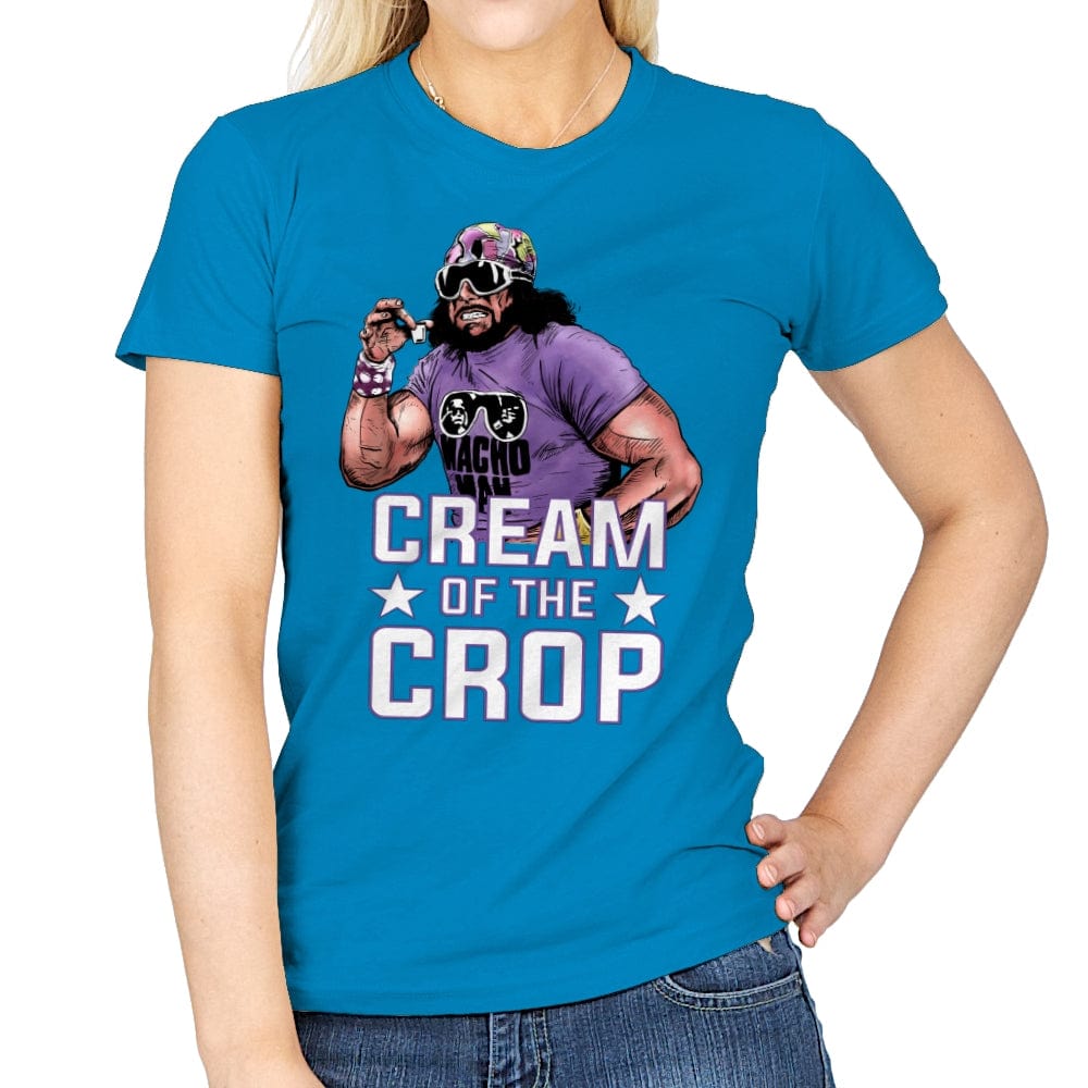 Cream of the Crop - Best Seller - Womens T-Shirts RIPT Apparel Small / Sapphire