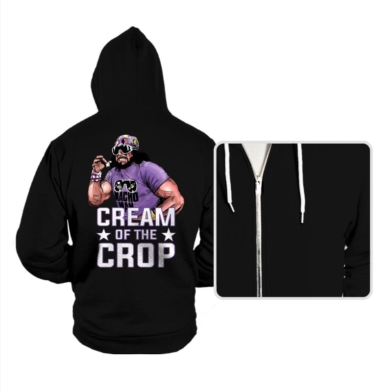 Cream of the Crop - Hoodies Hoodies RIPT Apparel Small / Black