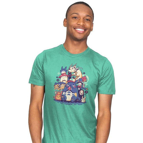 Creatures Spirits and friends - Mens T-Shirts RIPT Apparel