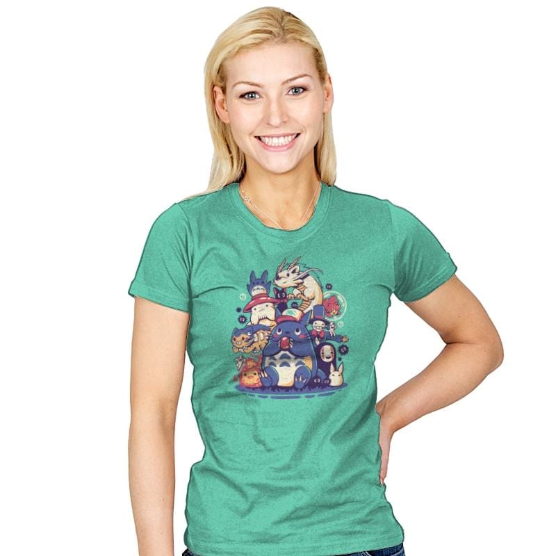 Creatures Spirits and friends - Womens T-Shirts RIPT Apparel
