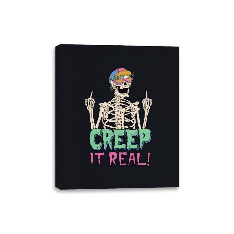 Creep it Real! - Canvas Wraps Canvas Wraps RIPT Apparel 8x10 / Black