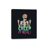 Creep it Real! - Canvas Wraps Canvas Wraps RIPT Apparel 8x10 / Black