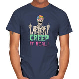 Creep it Real! - Mens T-Shirts RIPT Apparel Small / Navy