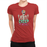 Creep it Real! - Womens Premium T-Shirts RIPT Apparel Small / Red