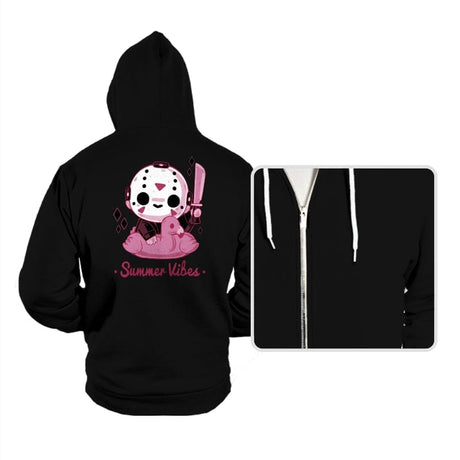 Creepy Summer Vibes - Hoodies Hoodies RIPT Apparel Small / Black