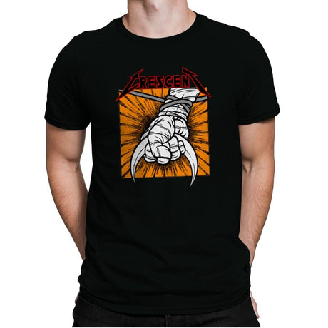 Crescent - Mens Premium T-Shirts RIPT Apparel Small / Black
