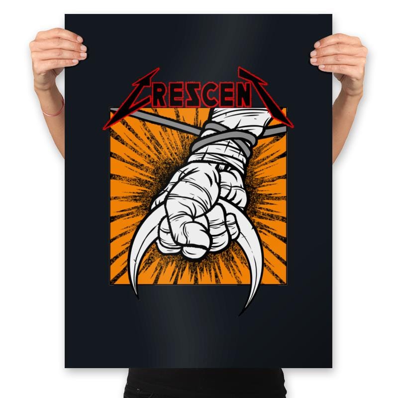 Crescent - Prints Posters RIPT Apparel 18x24 / Black