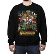 Crescent War - Crew Neck Sweatshirt Crew Neck Sweatshirt RIPT Apparel Small / Black