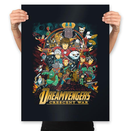 Crescent War - Prints Posters RIPT Apparel 18x24 / Black