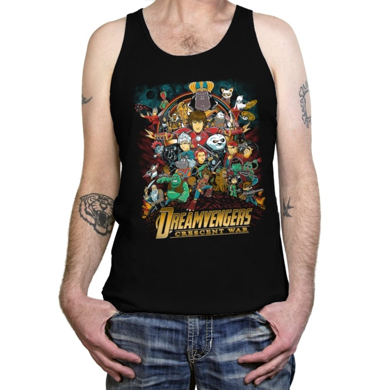 Crescent War - Tanktop Tanktop RIPT Apparel X-Small / Black