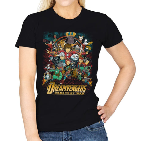 Crescent War - Womens T-Shirts RIPT Apparel Small / Black