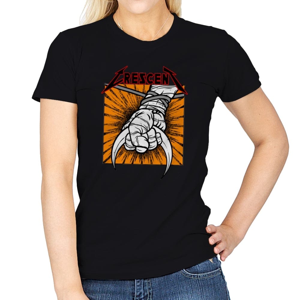Crescent - Womens T-Shirts RIPT Apparel Small / Black