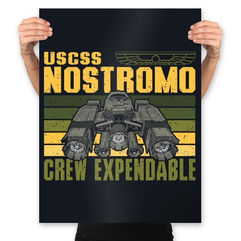 Crew Expendable - Prints Posters RIPT Apparel 18x24 / Black