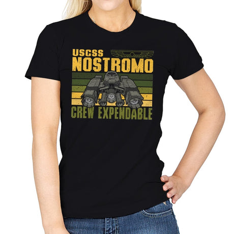 Crew Expendable - Womens T-Shirts RIPT Apparel Small / Black