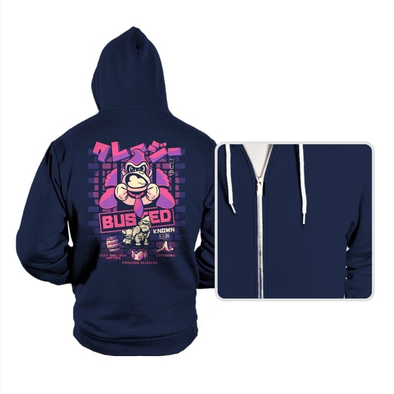 Criminal Kong - Hoodies Hoodies RIPT Apparel Small / Navy